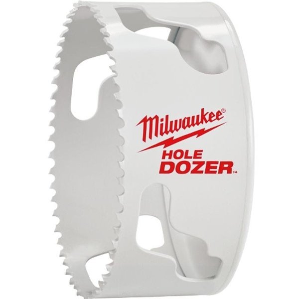 Milwaukee Tool Hole Dozer Hole Saw, 6 in Dia, 158 in D Cutting, 5818 Arbor, BiMetal Cutting Edge 49-56-0253